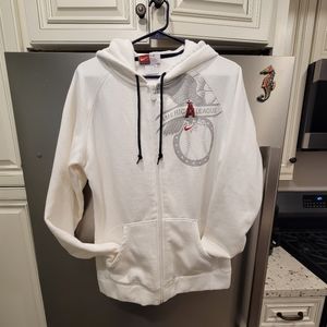 Anaheim Angel's White Hoodie